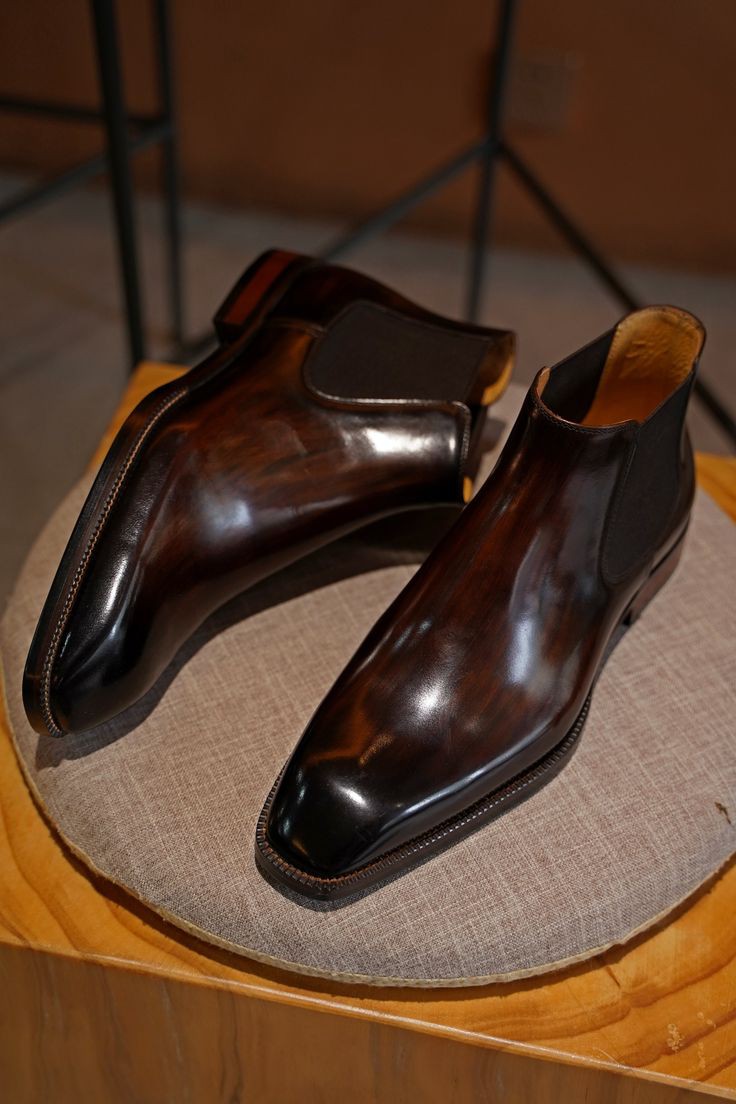 Luxury Wholecut Chelsea Boots | Handcrafted Formal Shoes for Men & Weddings