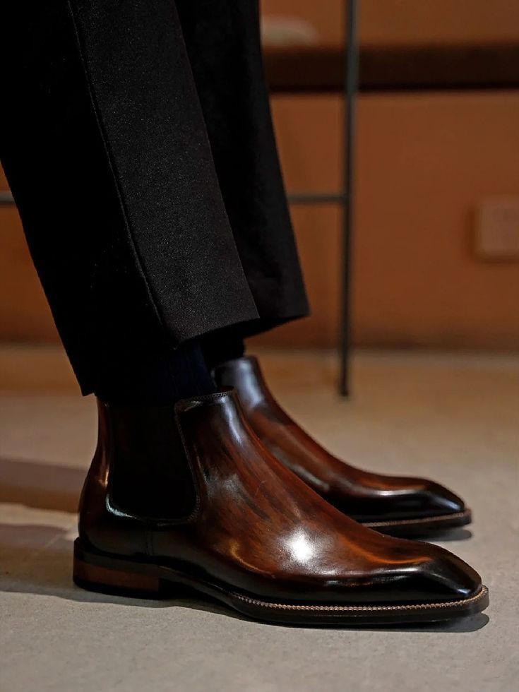 Luxury Wholecut Chelsea Boots | Handcrafted Formal Shoes for Men & Weddings