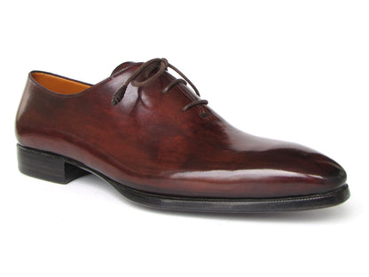 Paul Parkman Men's Oxford Dress Shoes Brown&amp;Bordeaux (ID#22T55)