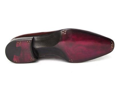 Paul Parkman Men's Oxford Dress Shoes Brown&amp;Bordeaux (ID#22T55)