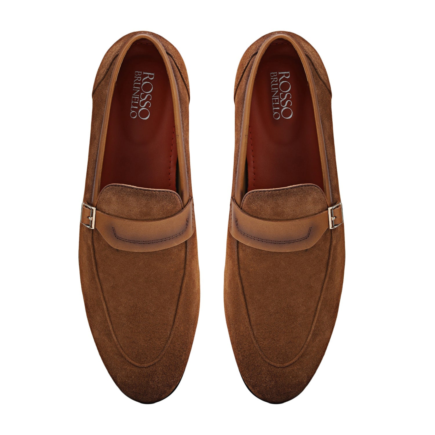 Brown Suede Leather Loafers