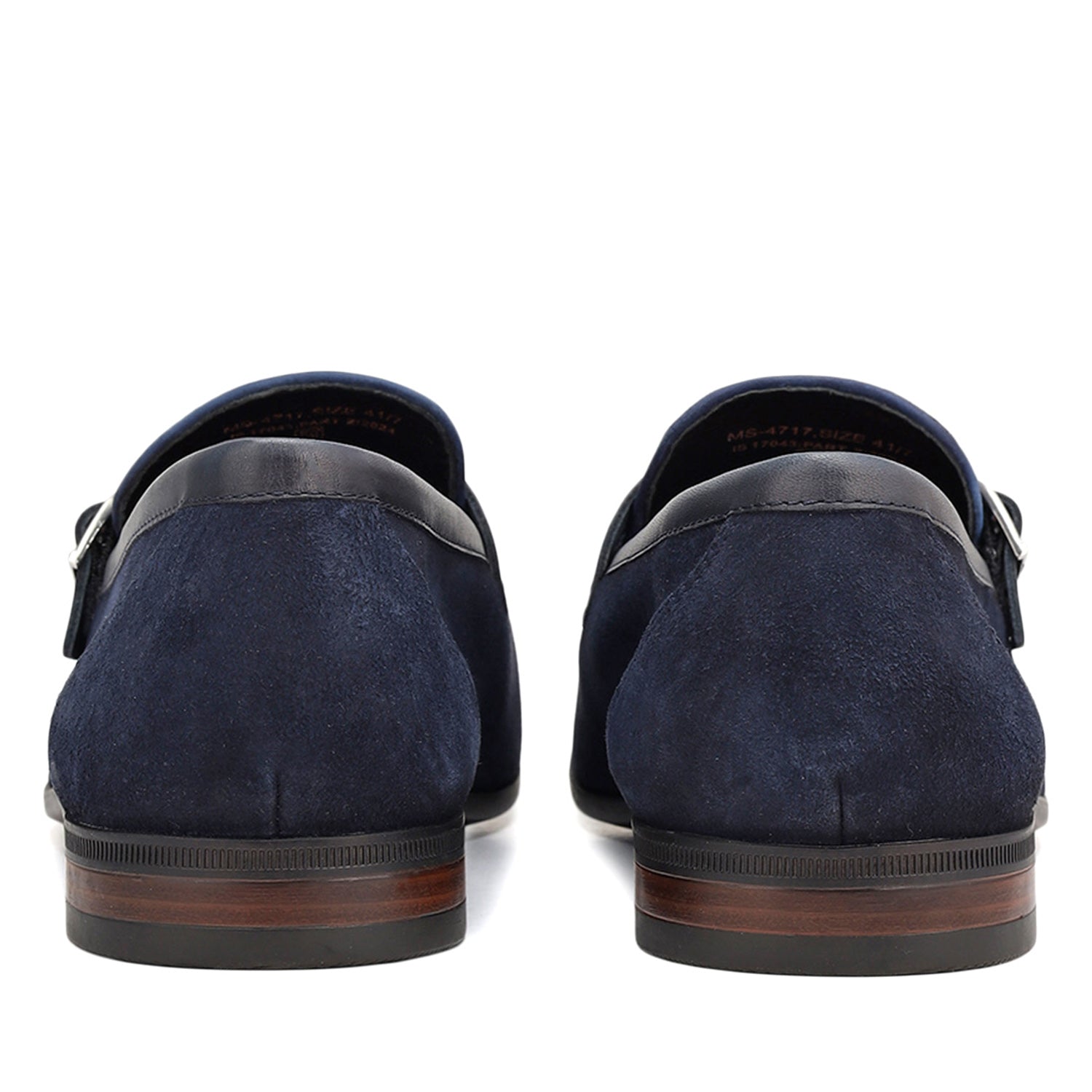 Blue Suede Leather Loafers