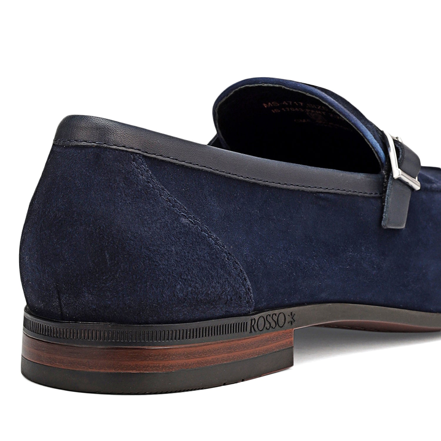 Blue Suede Leather Loafers