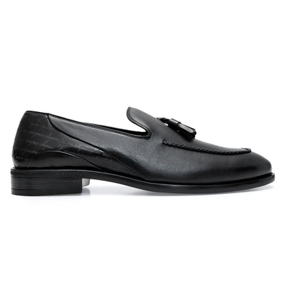 Black Loafers With Tassels