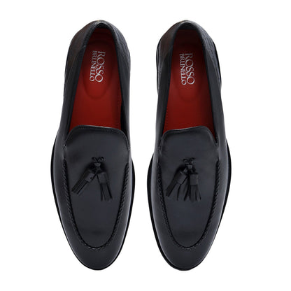 Black Loafers With Tassels