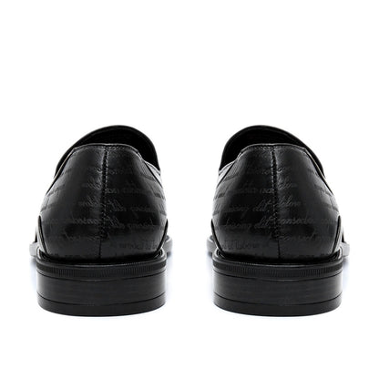 Black Loafers With Tassels