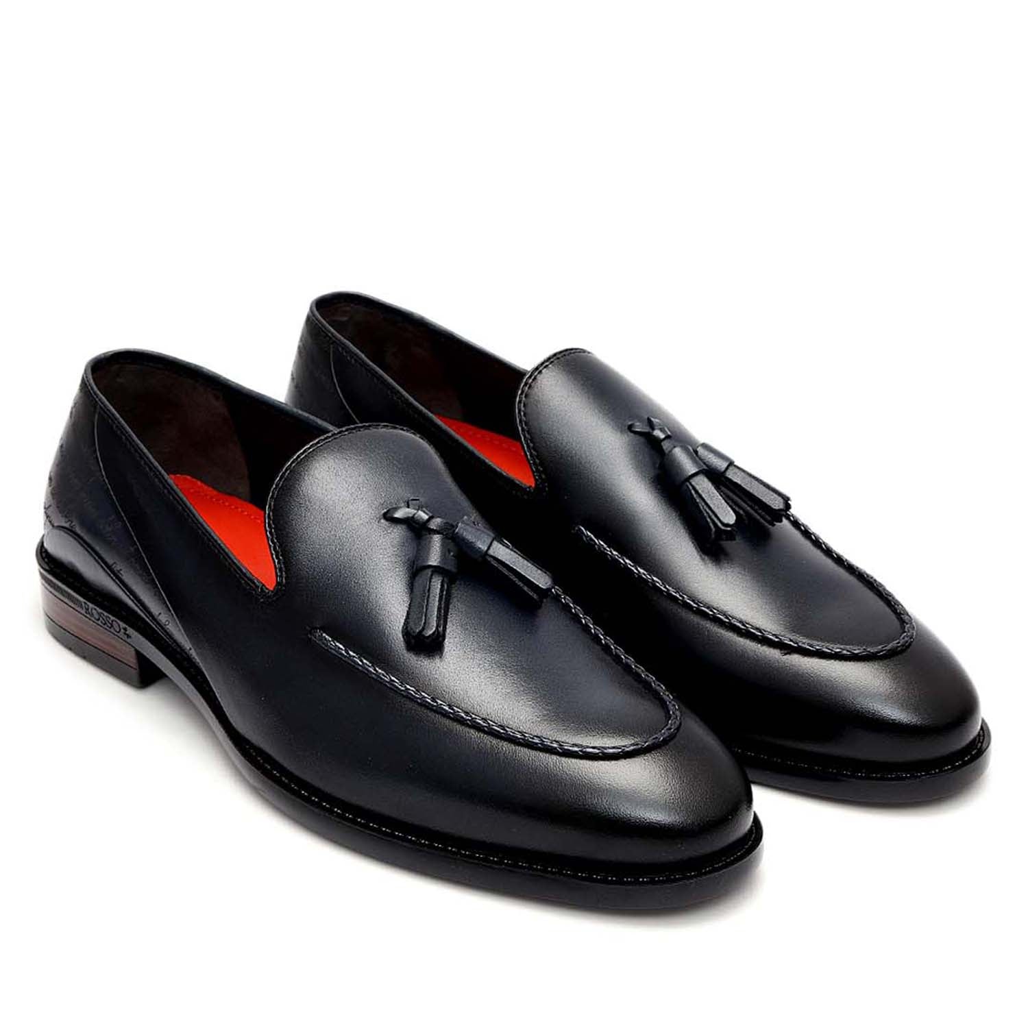 Blue Loafers With Tassels