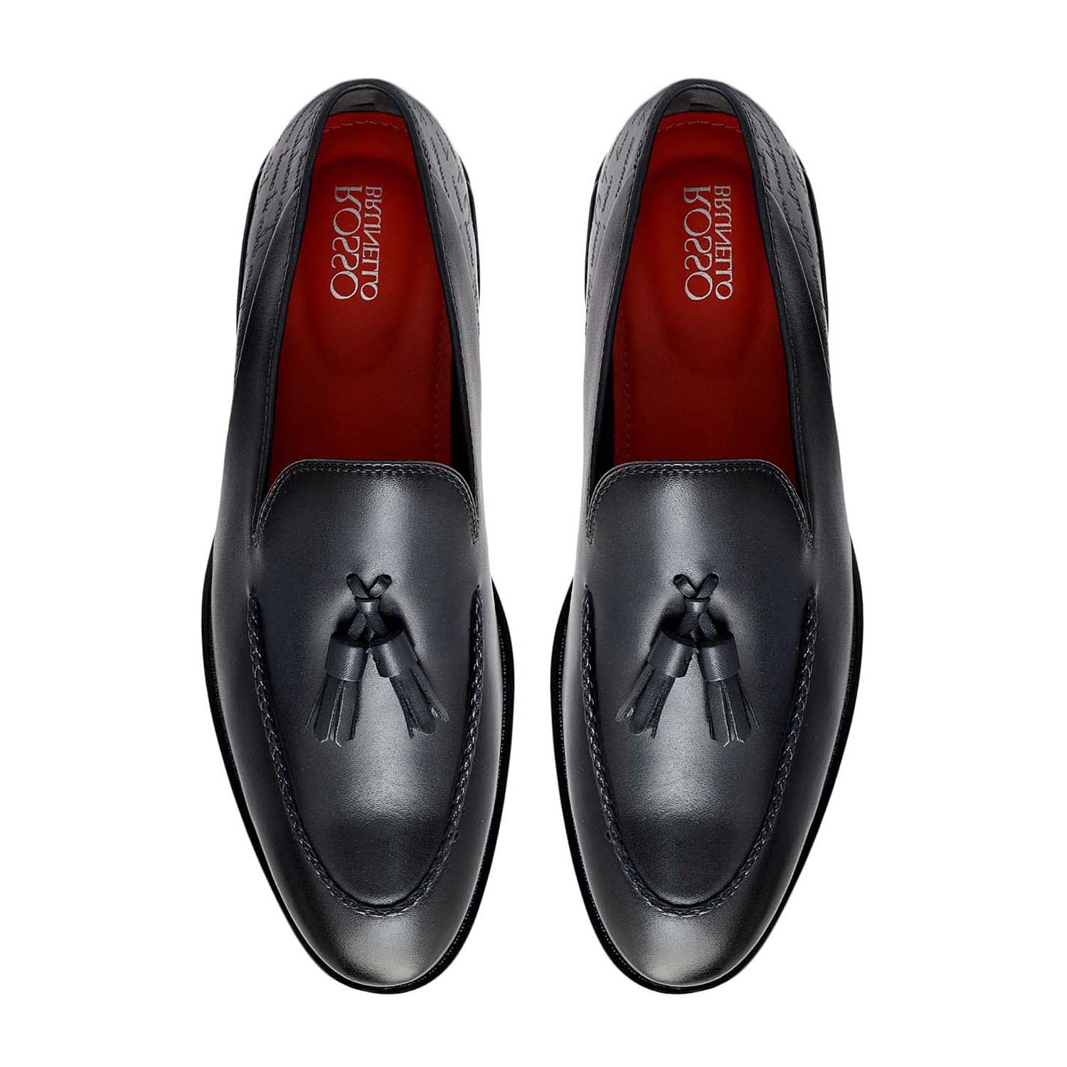 Blue Loafers With Tassels