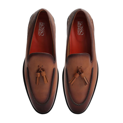 Tan Loafers With Tassles