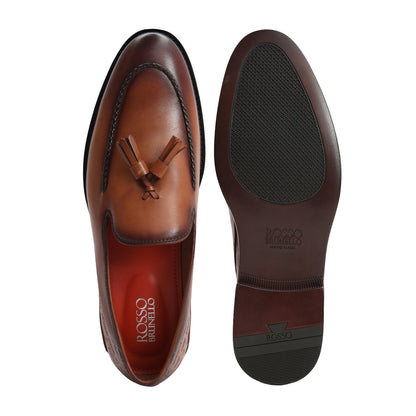 Tan Loafers With Tassles