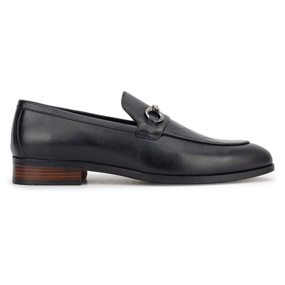Blue Monogram Leather Loafers