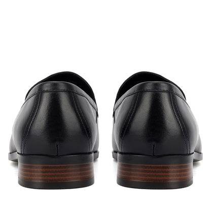 Blue Monogram Leather Loafers