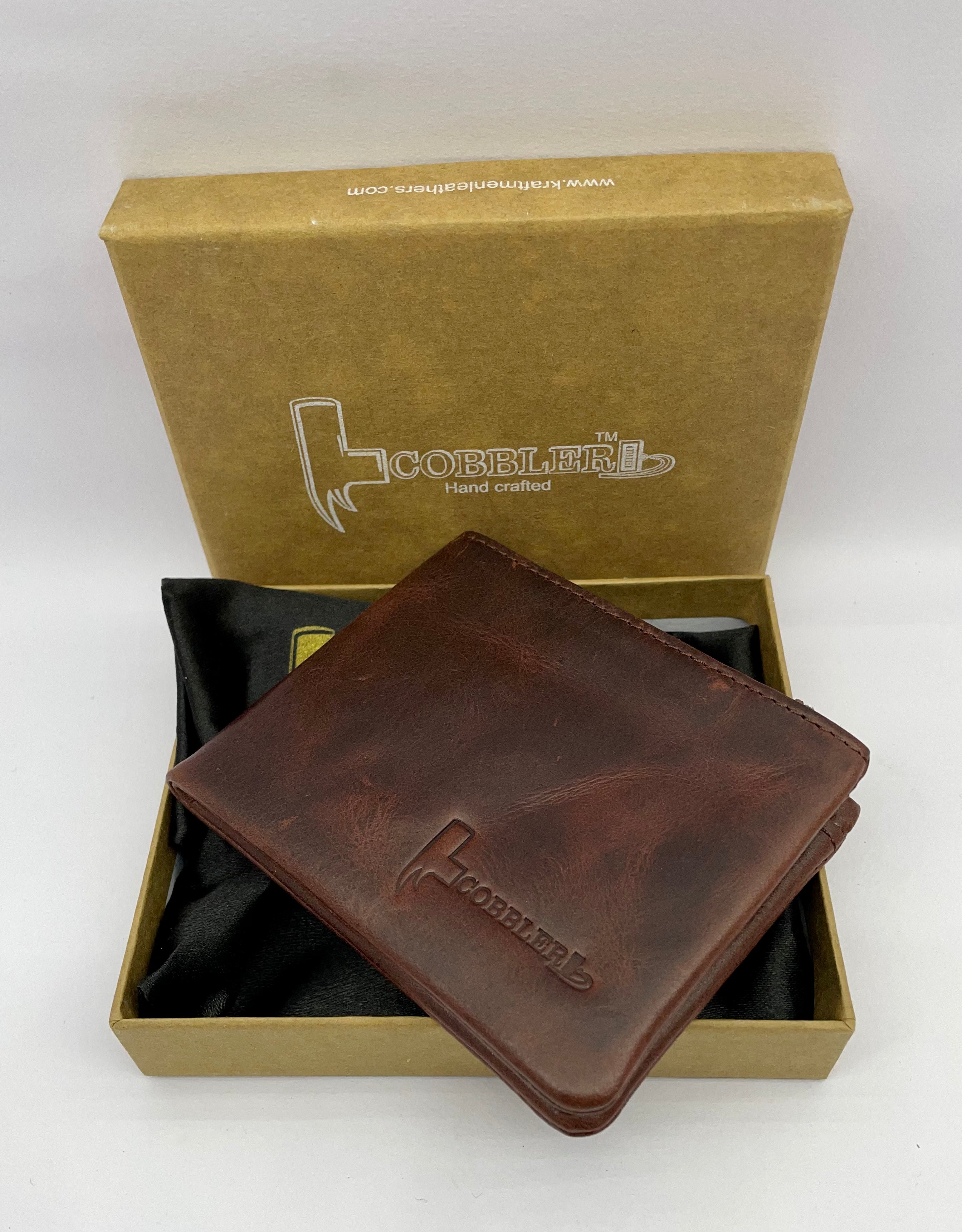 Premium Men's Leather Wallet | RFID Protection & Slim Bifold Design