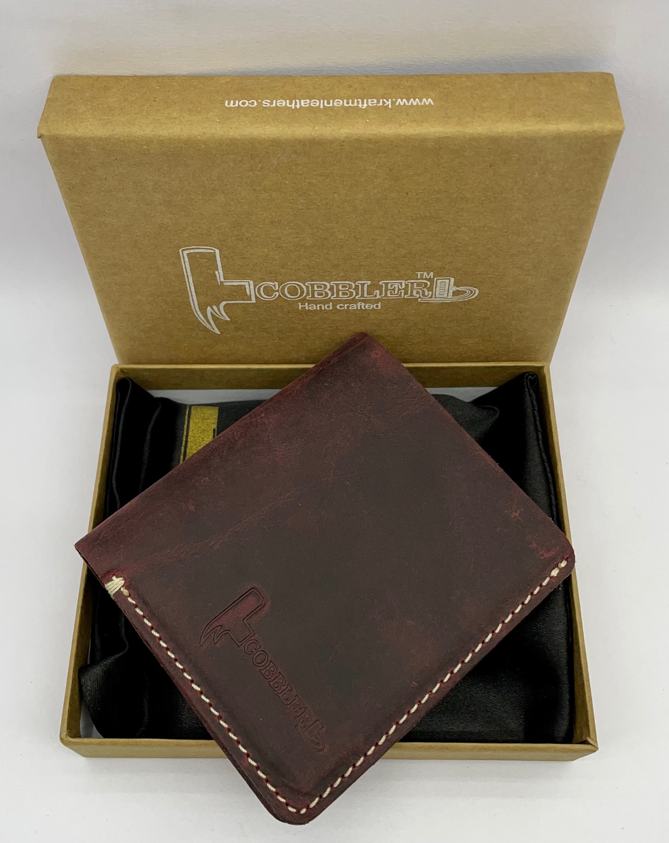 Cobbler India Leather Wallet – Secure, Stylish & Pocket-Friendly