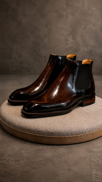 Cobbler India Luxury Wholecut Chelsea Boots | Handcrafted Formal Shoes for Men