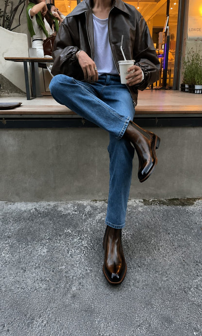 Cobbler India Luxury Wholecut Chelsea Boots | Handcrafted Formal Shoes for Men