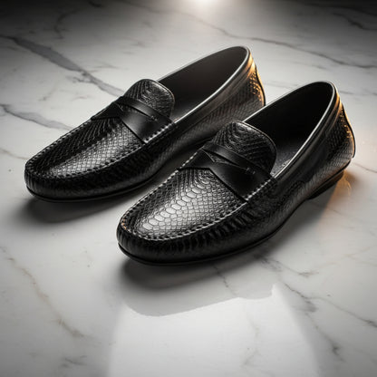 Cobbler India Premium Men's Leather Loafers | Formal Slip-On Shoes