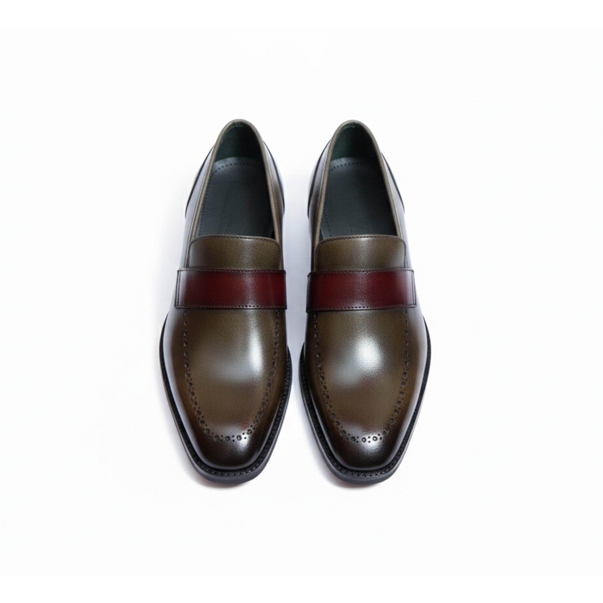 Handcrafted Leather Loafers for Men – Luxury Penny Slip-On Shoes