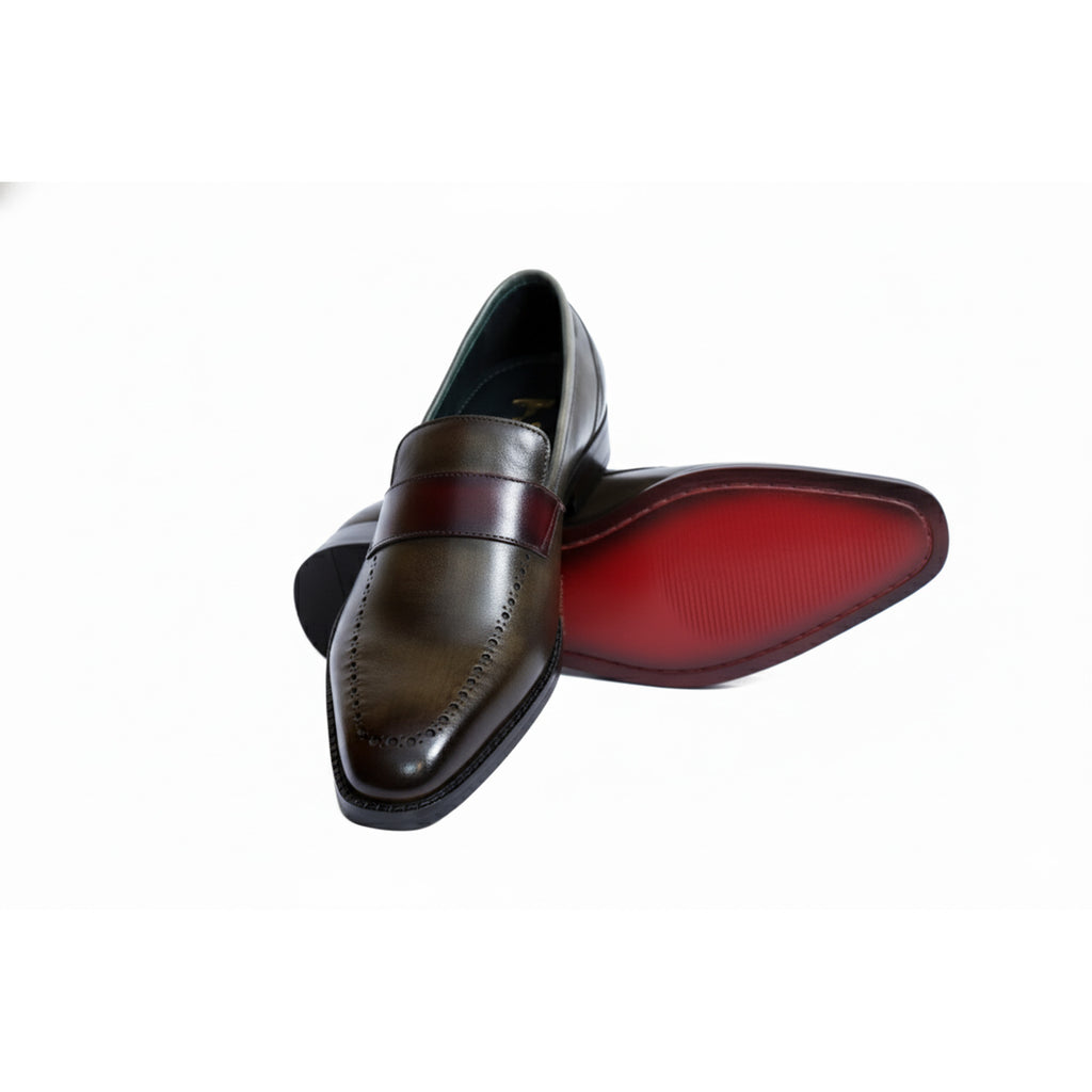 Handcrafted Leather Loafers for Men – Luxury Penny Slip-On Shoes