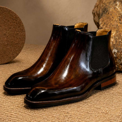 Cobbler India Luxury Wholecut Chelsea Boots | Handcrafted Formal Shoes for Men