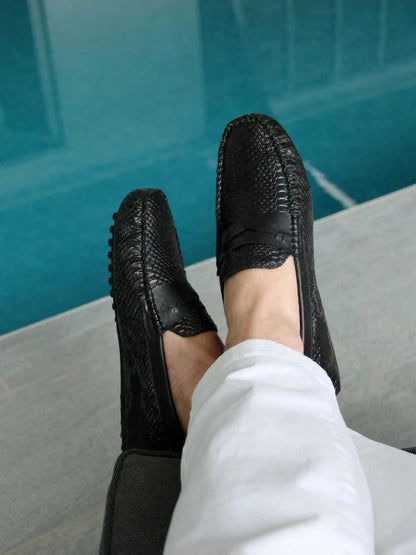 Cobbler India Premium Men's Leather Loafers | Formal Slip-On Shoes