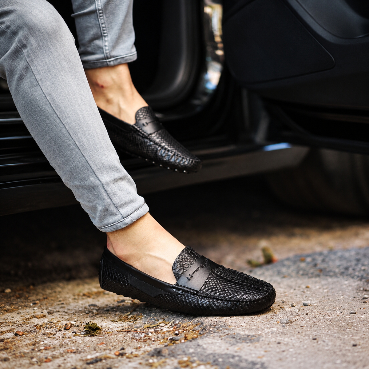 Cobbler India Premium Men's Leather Loafers | Formal Slip-On Shoes