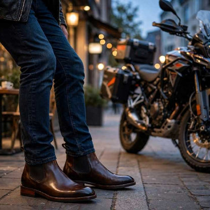 Cobbler India Luxury Wholecut Chelsea Boots | Handcrafted Formal Shoes for Men