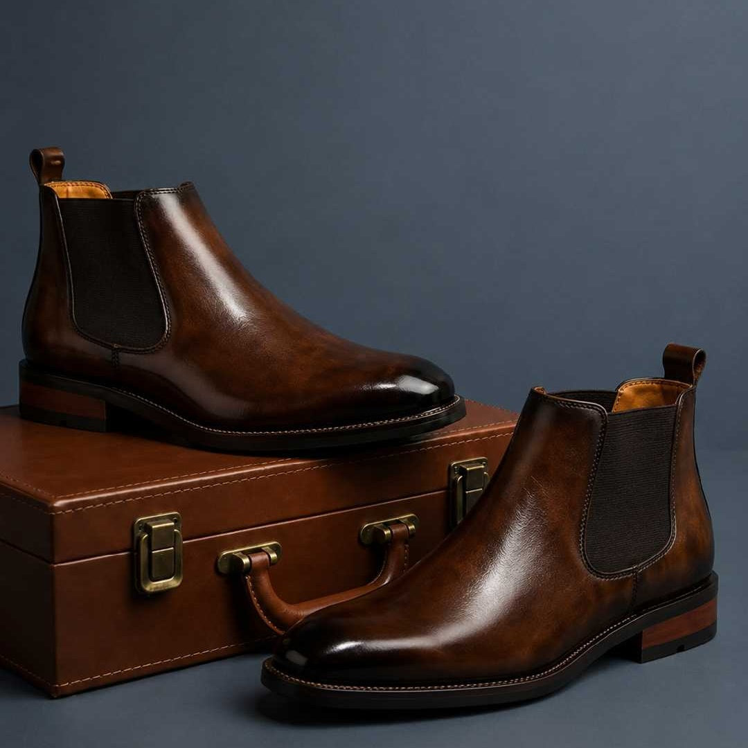 Cobbler India Luxury Wholecut Chelsea Boots | Handcrafted Formal Shoes for Men