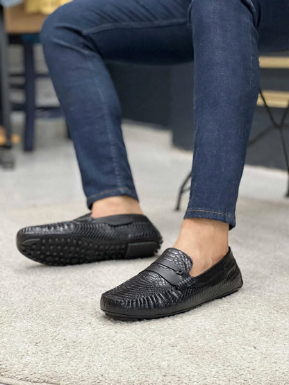 Cobbler India Premium Men's Leather Loafers | Formal Slip-On Shoes